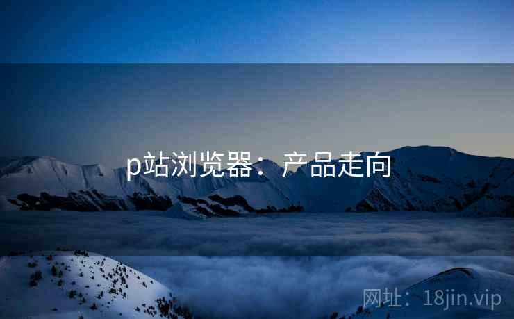 p站浏览器:产品走向 p站浏览器:产品走向